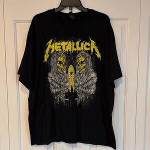 Black Metallica Sanitarium Graphic T-Shirt 2X